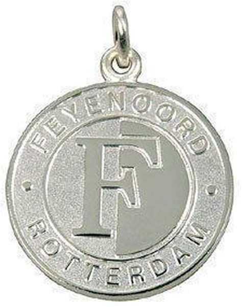 FEYENOORD HANGER LOGO ZILVER .